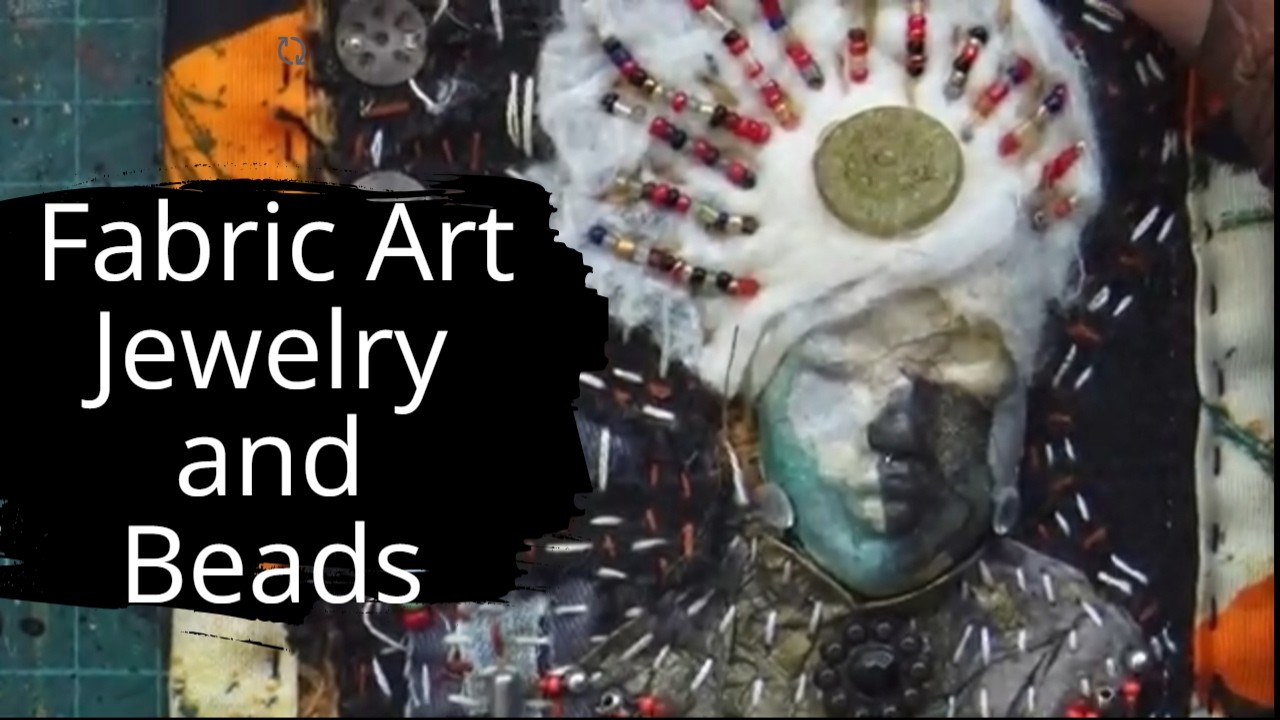 Jewelry Embellishments on Fabric - Material Musings