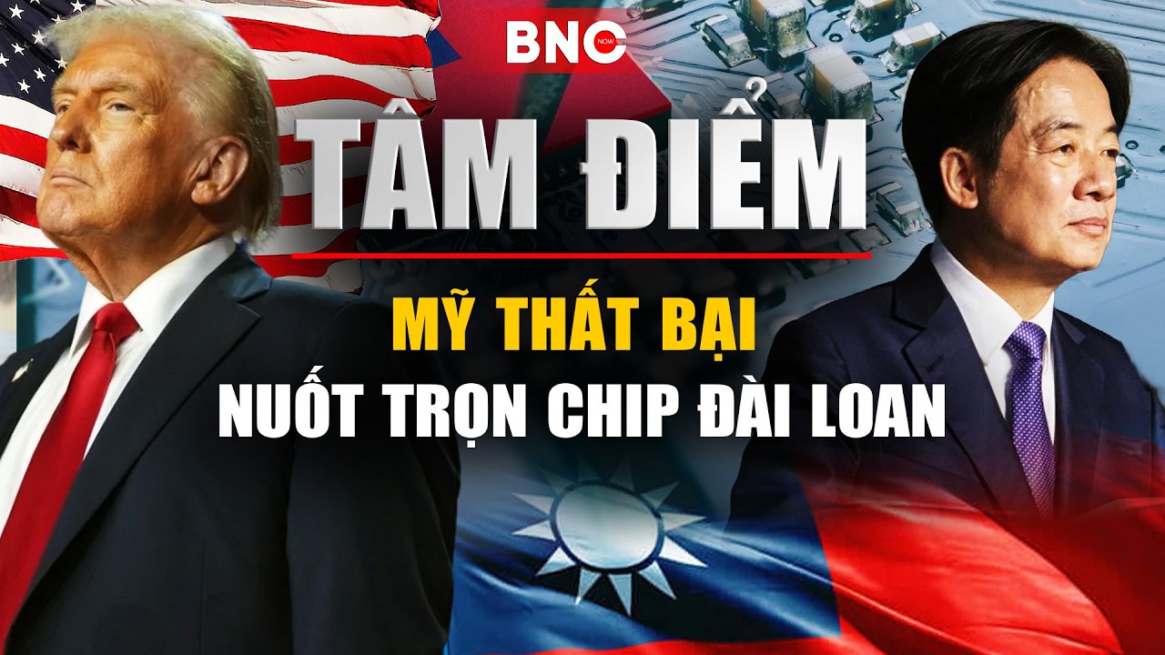 Tâm điểm: Mỹ - Đài Loan co kéo quyền sản xuất, Nhật Bản kích hoạt cơ chế bảo kê | BNC Now