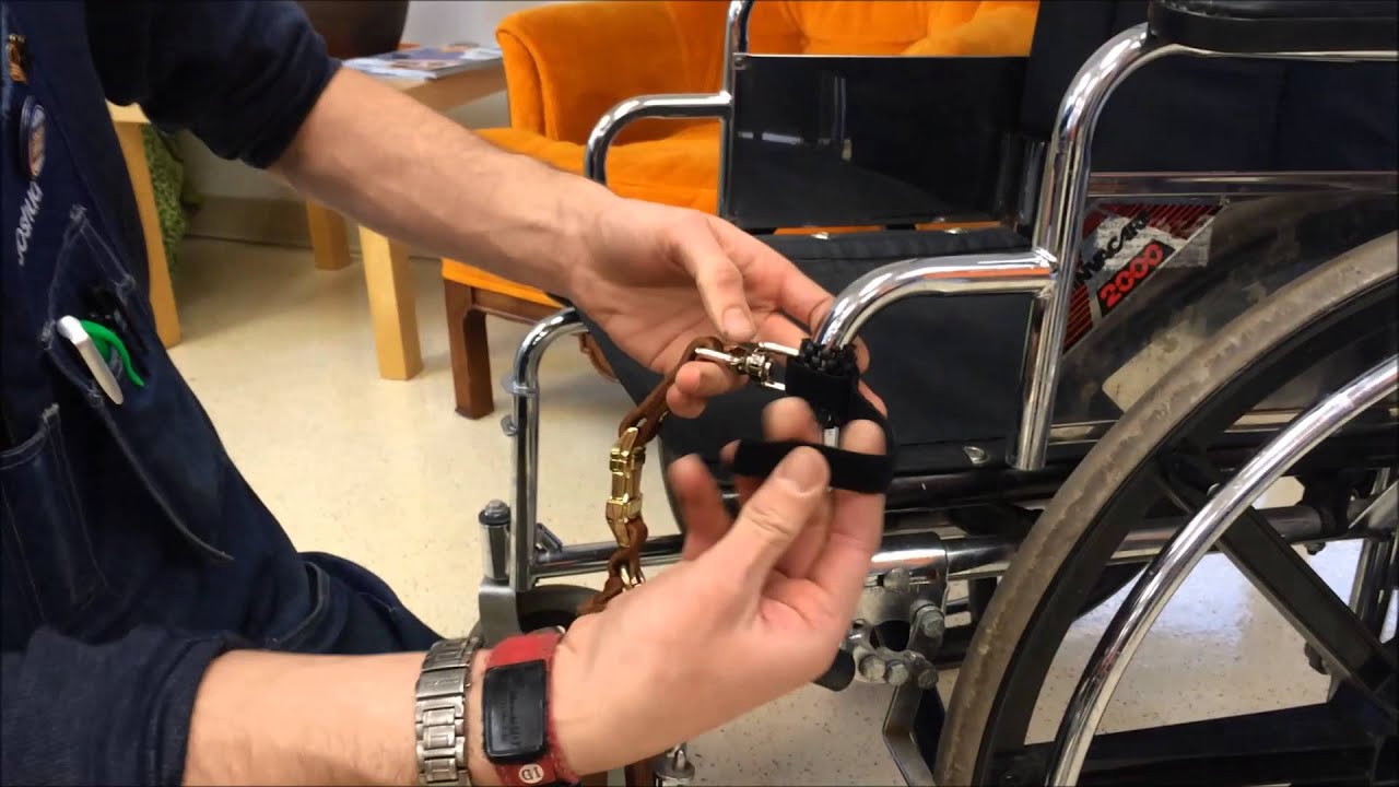 How to install quick release wheelchair lead