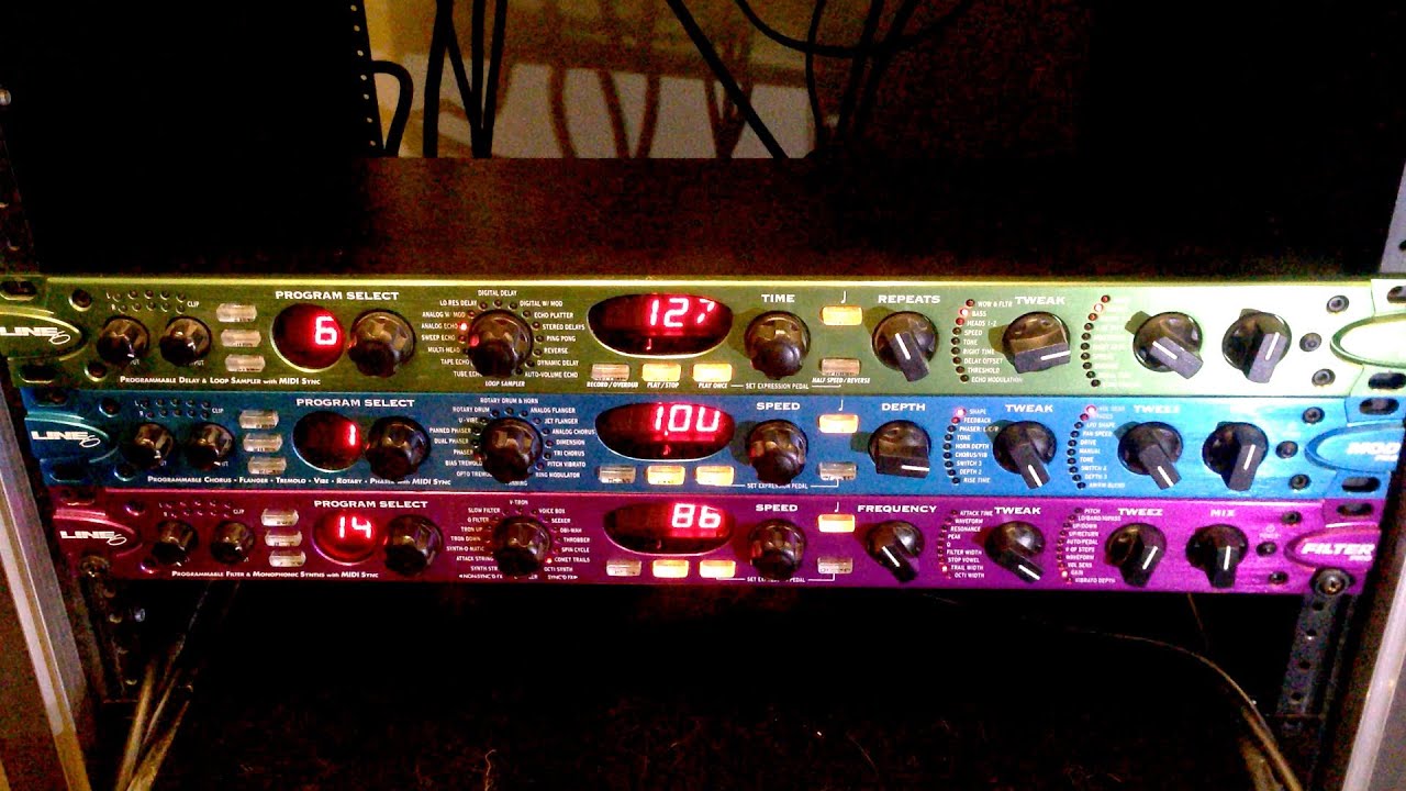 Line 6 Pro Series (Echo Pro, Mod Pro, Filter Pro)