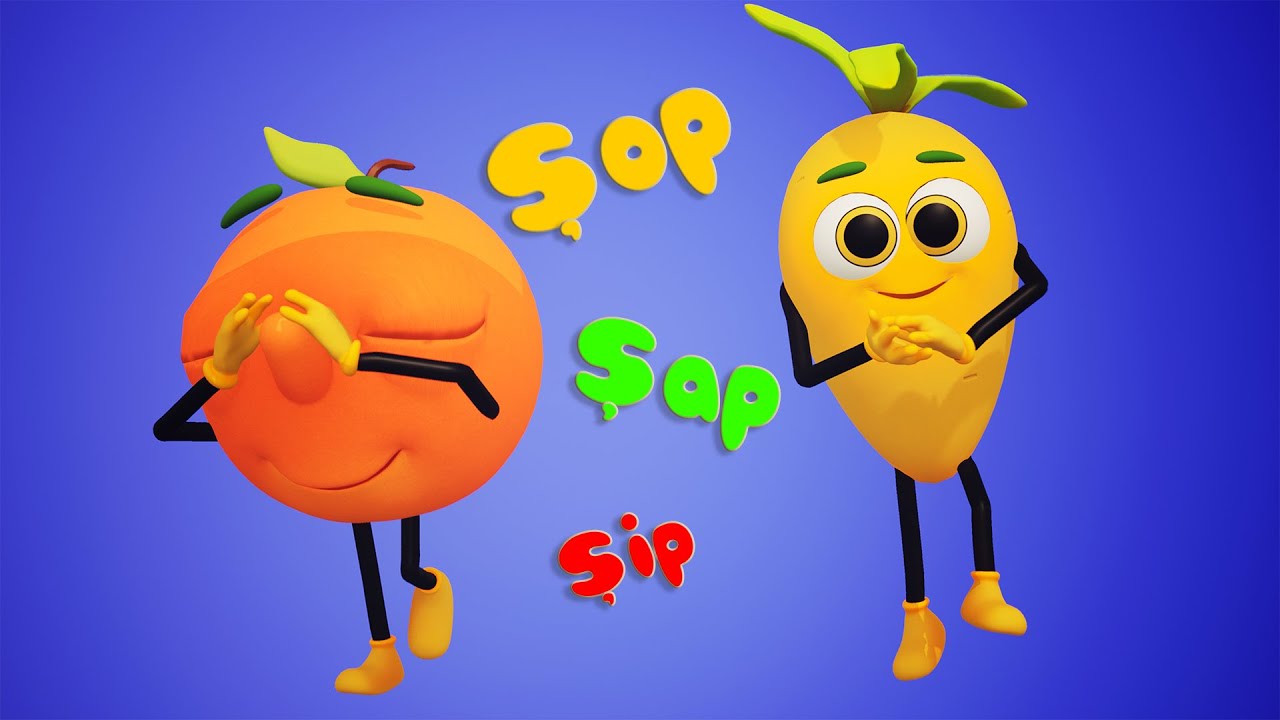 Havuç Adam Şip Şap Şop Kabak Adam Ayva Adam Türkçe Çizgi Film Çocuk Şarkıları Dinle