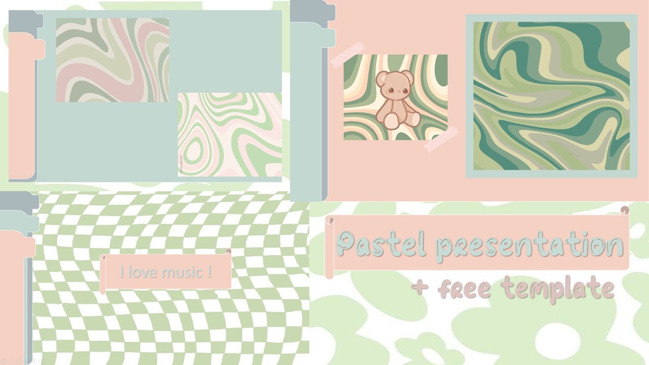 pastel PowerPoint presentation {aesthetic} 🧋
