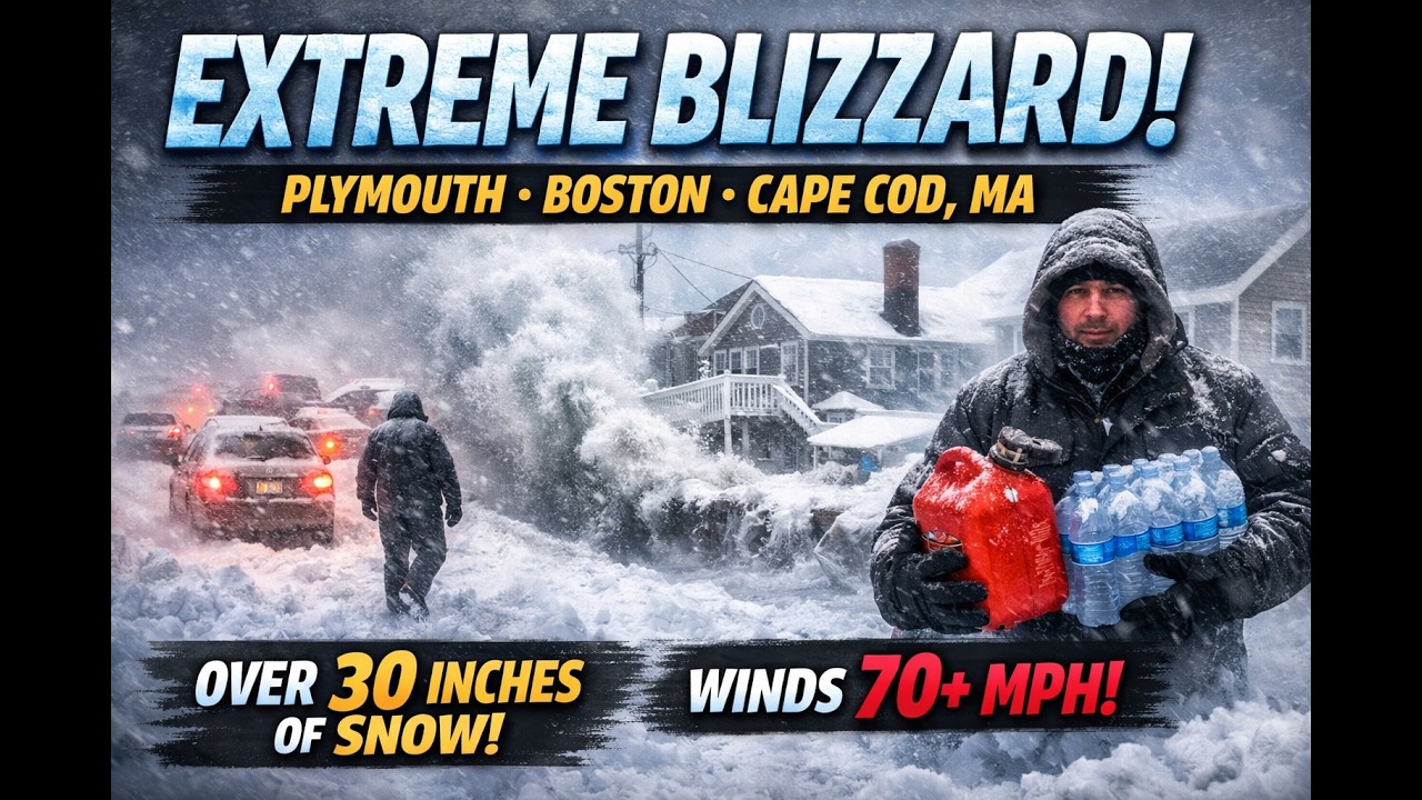 Historic Nor’easter Blizzard Documentary | 3+ Feet of Snow, 70MPH Winds | Boston & Plymouth, MA!