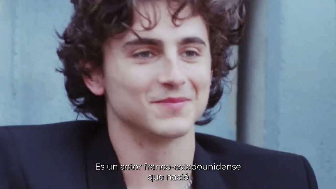 Investigación de Timothée Chalamet