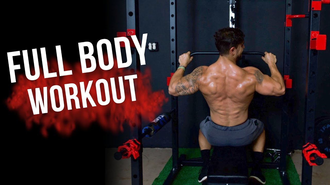 Full Body Power Rack Home Gym Workout Routine