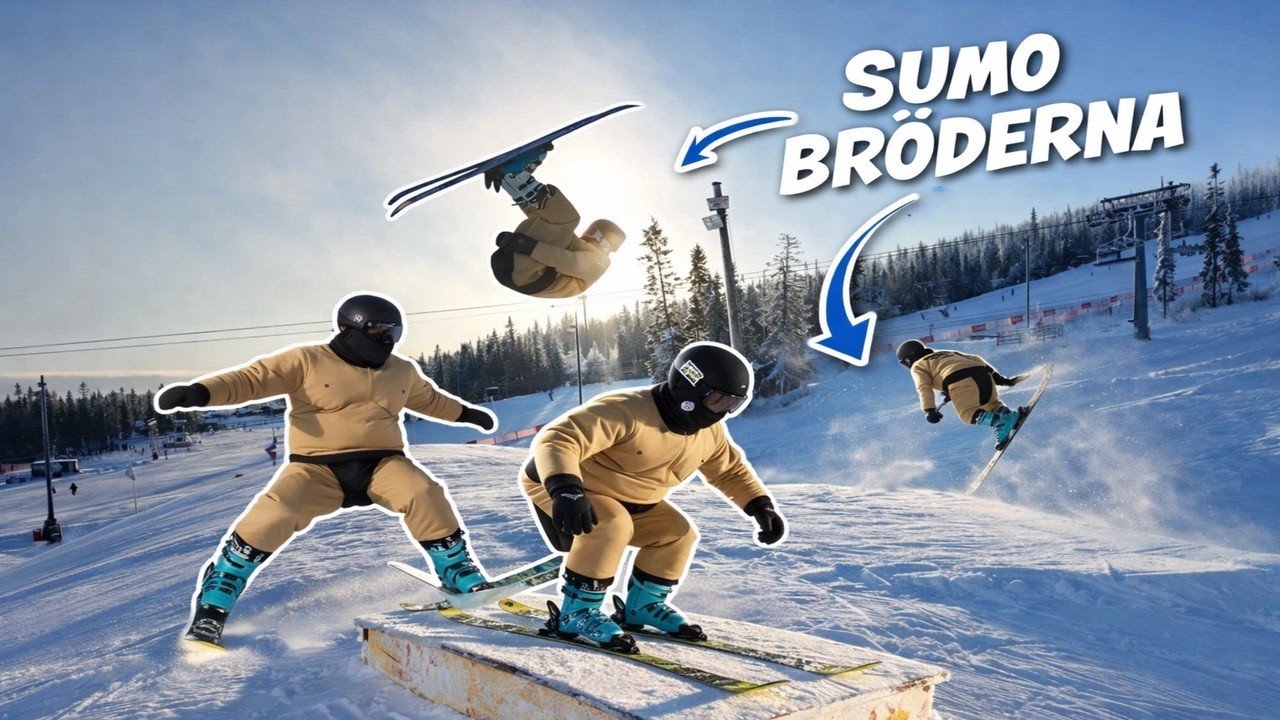 CPG - Sumobrottare testar skidor