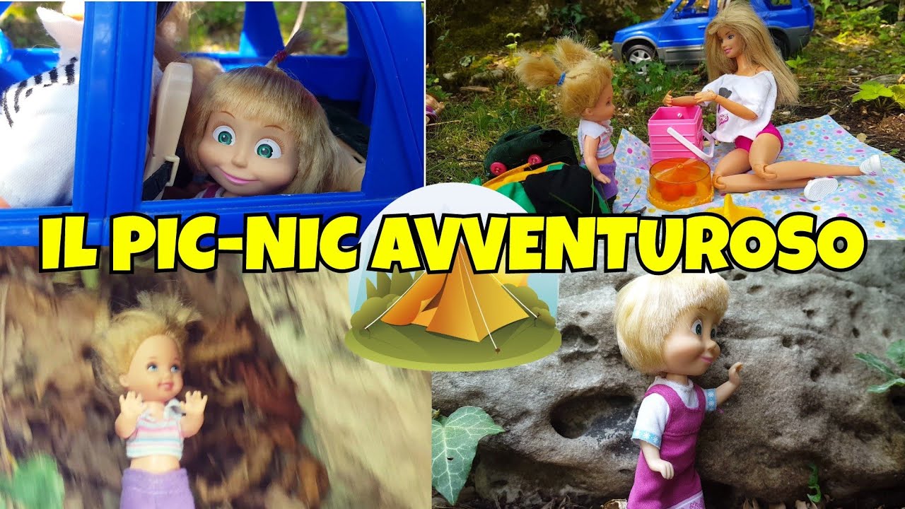 Le avventure di Masha ep.87: PIC-NIC AVVENTUROSO🏕🤠💞