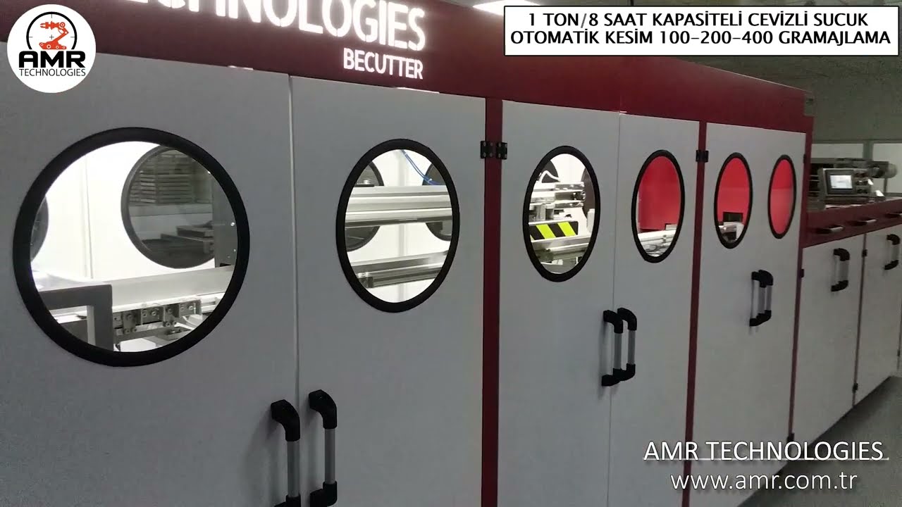 Cevizli Sucuk Gramajlı Kesim Makinesi | Yapay Zeka Destekli Otomasyon #cevizlisucuk #kesimmakinesi
