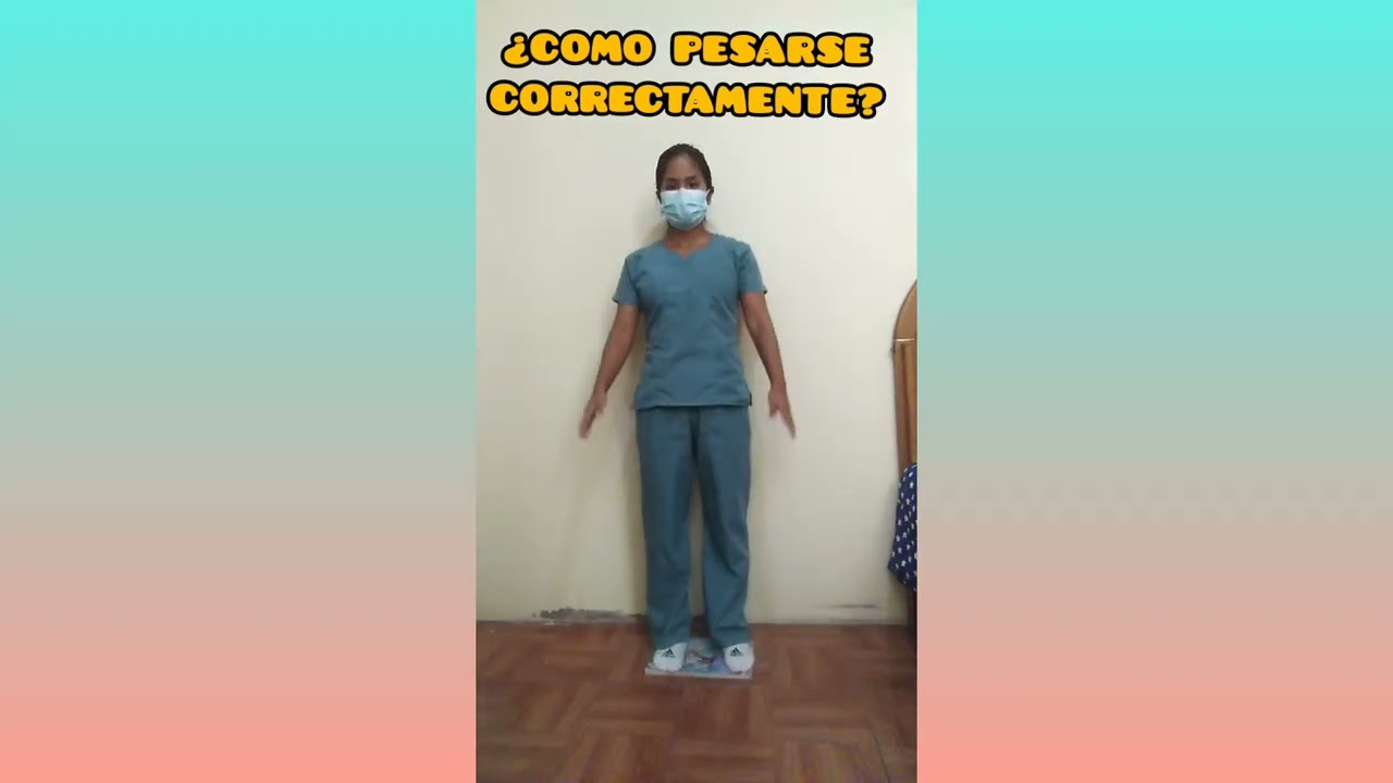 &iquest;Como pesarse correctamente?