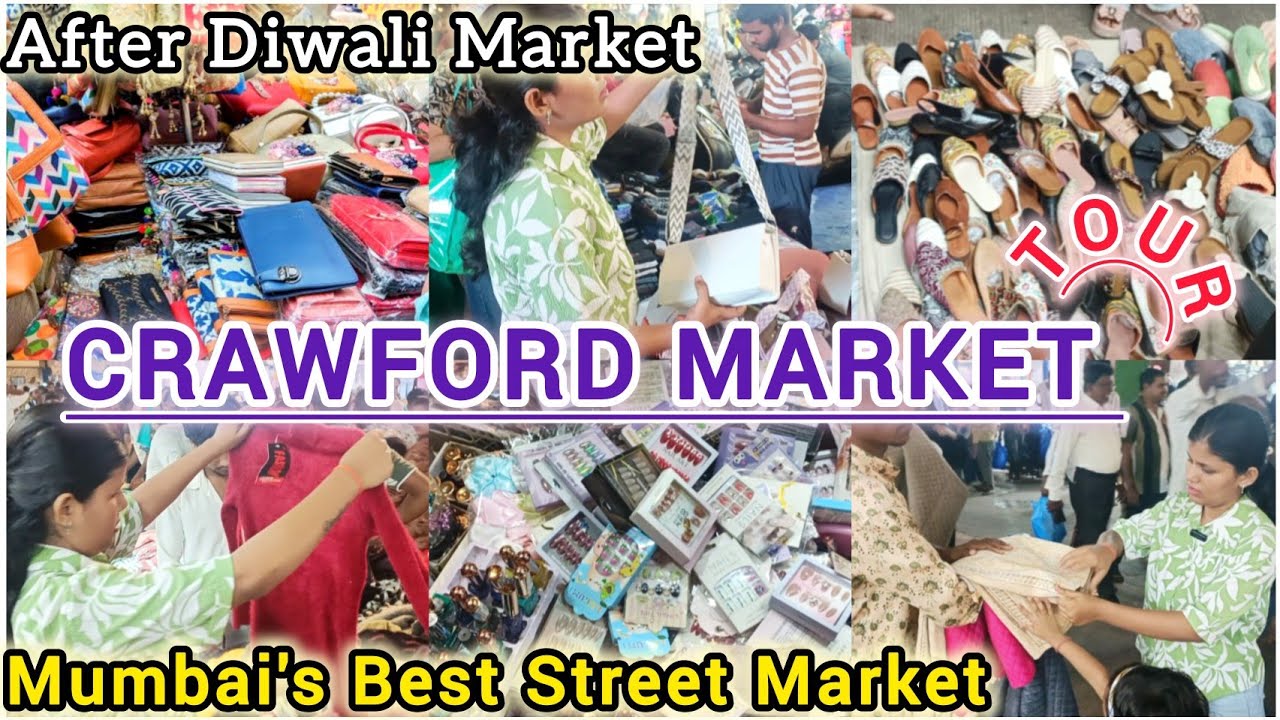 क्रॉफर्ड मार्केट - Crawford Market Mumbai l STREET SHOPPING in MUMBAI l Mumbai's Best  Street Market