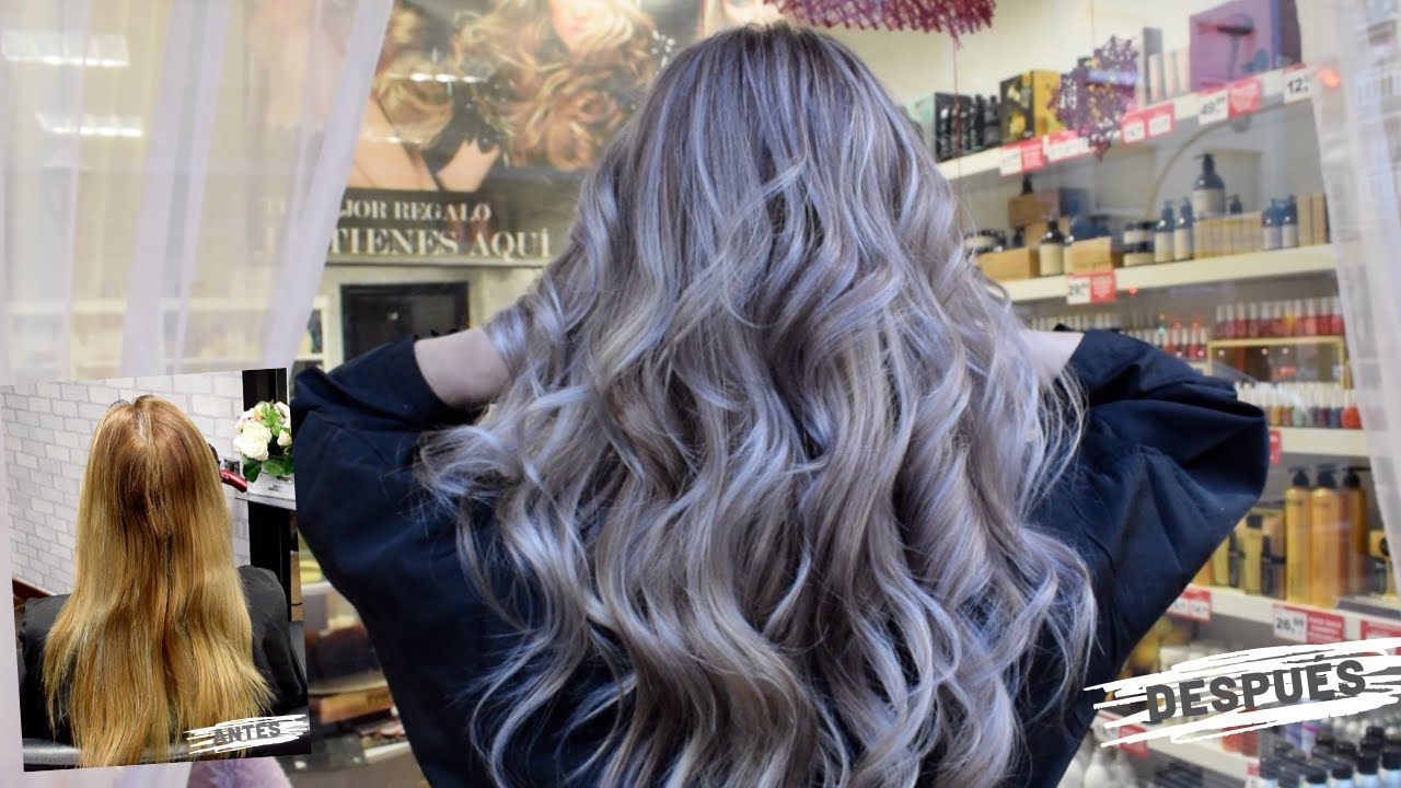 COMO CONSEGUIR UN BONITO RUBIO CON LA TECNICA DE LAS MECHAS/ WHITE HAIR COLOR/ TUTORIAL/PASO A PASO