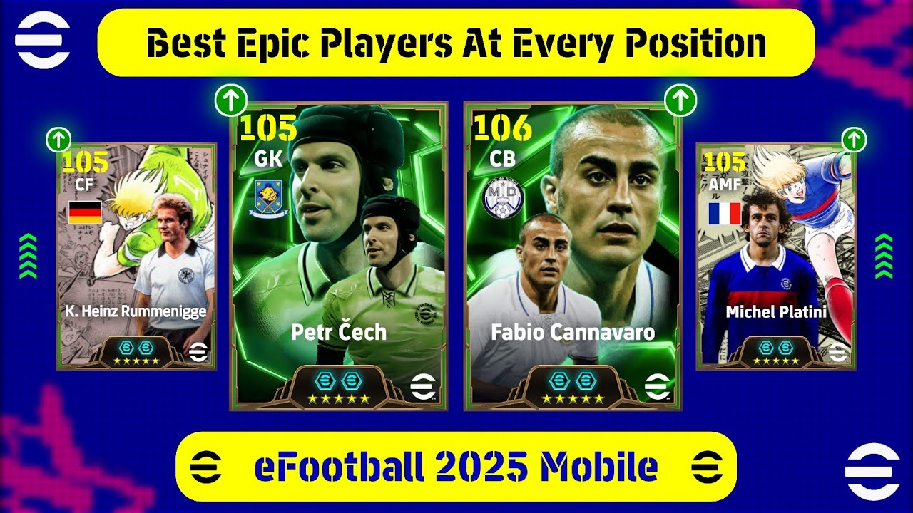 Best Epic Players For Every Position In eFootball 2025 Mobile