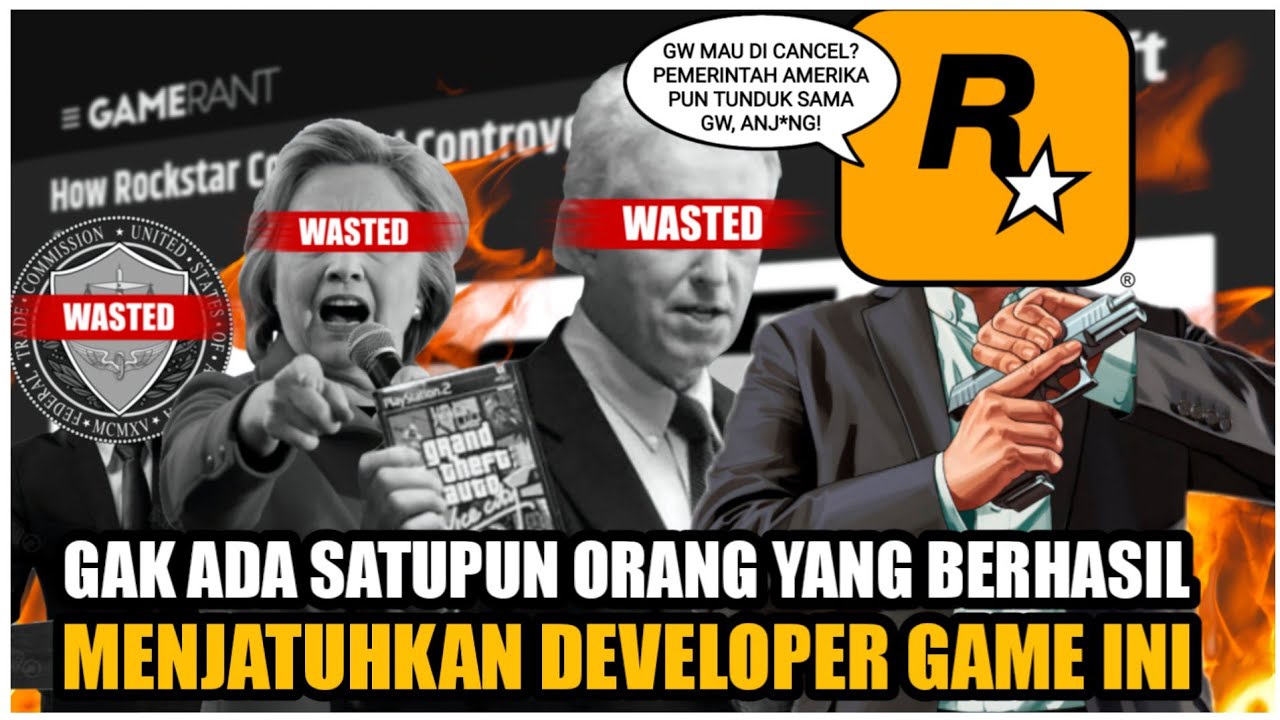 Sejarah Dan Kontroversi Lengkap Rockstar Game! Si Developer Bad Boy - PART 1