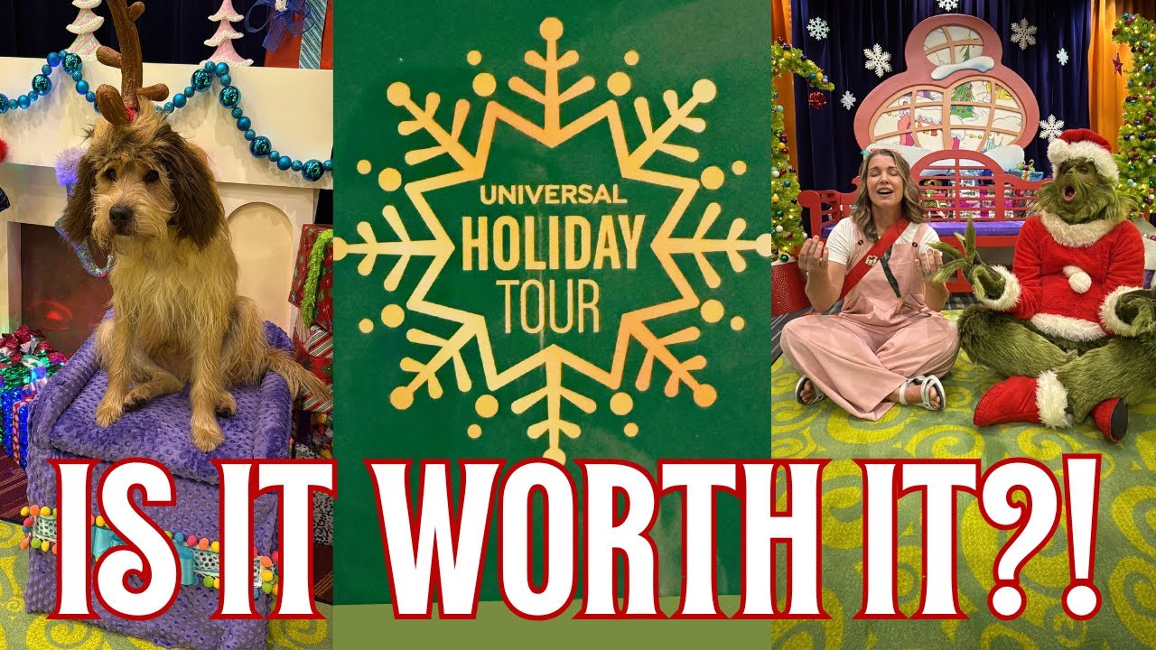 Universal Holiday Tour | Grinch & Max | FULL experience | 2025