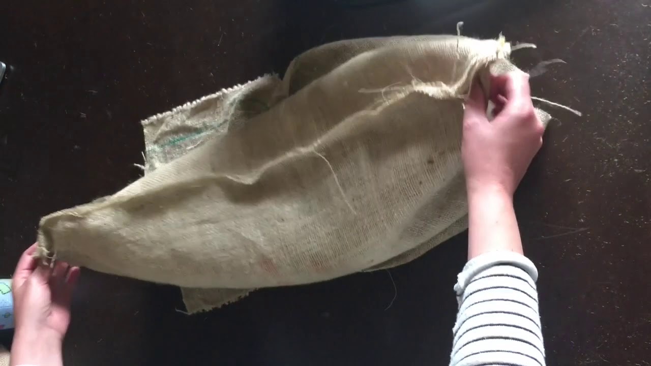Sac de plage en toile de jute