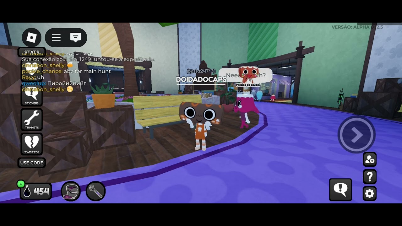 Jogando uma c&oacute;pia de dandy's World (ODIEI A QUALIDADE DO JOGO!) 