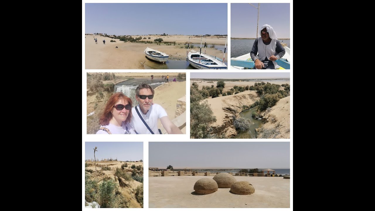 путешествие в провинцию Al Fayum . Озеро Al Rayyan. Единственный водопад/ Путешествие из двух частей