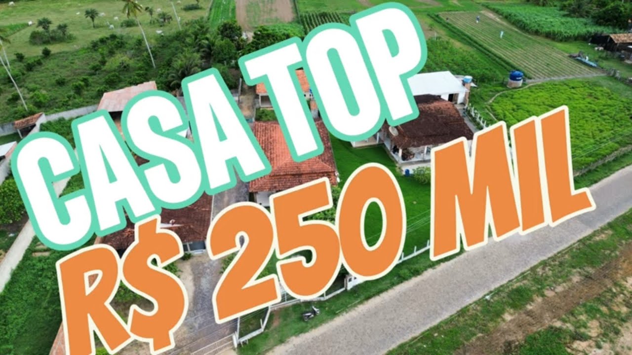 R$ 250 ACEITA PROPOSTA CHÁCARA 1 kM CIDADE 3 QUARTOS SUÍTE SALA COZINHA  LUGAR DE PAZ