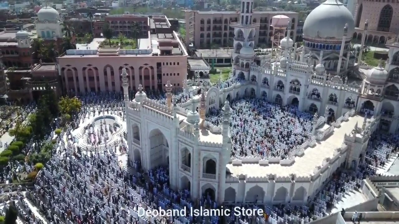 Darul uloom deoband jumah alvida namaz #masjiderashid Masjid e rasheed