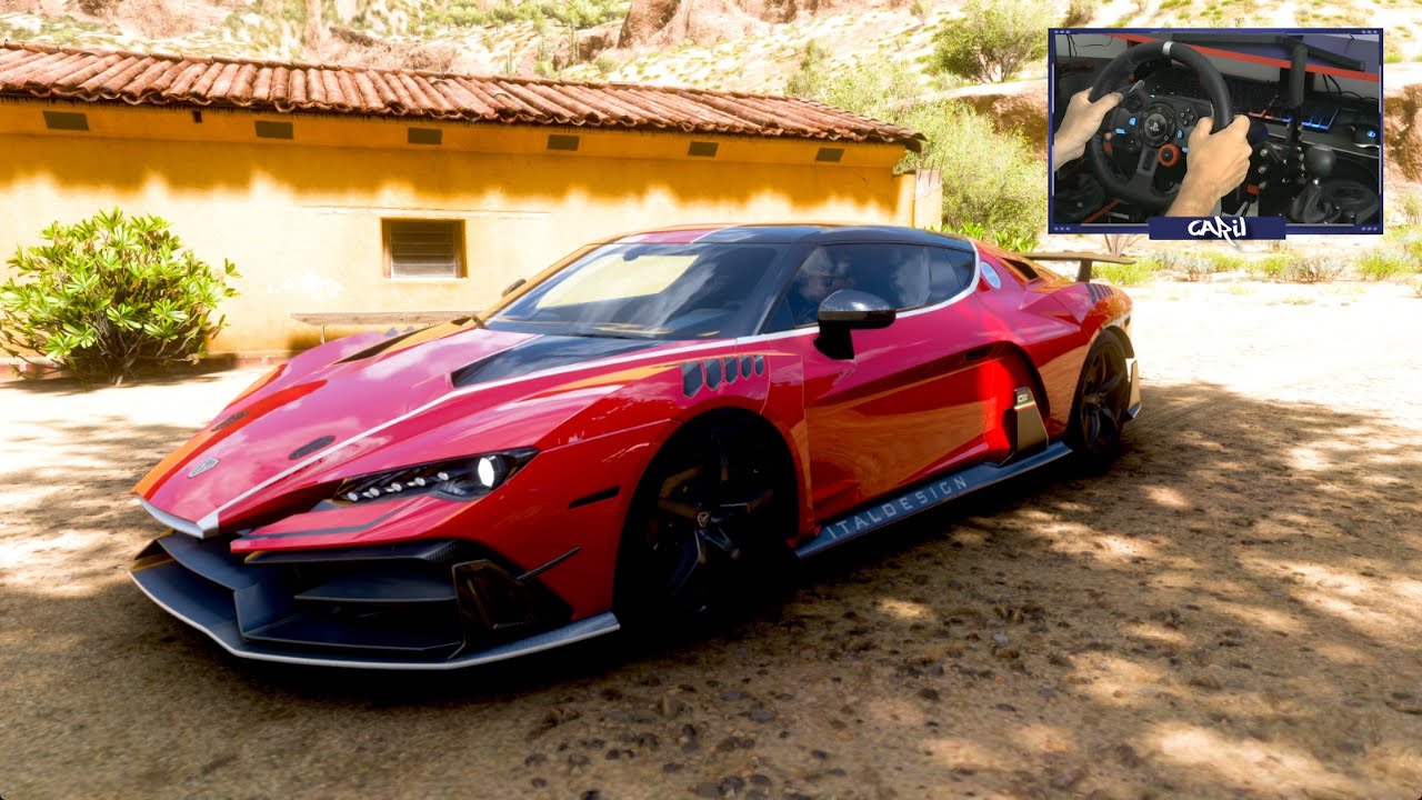 Italdesing Zerouno 2018 - Forza Horizon 5 | Logitech G29 gameplay