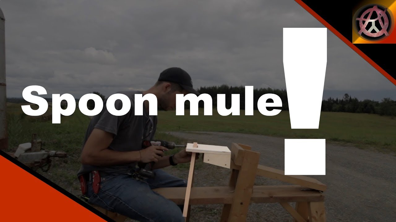 Super simple Spoon mule attachment for your shave horse!