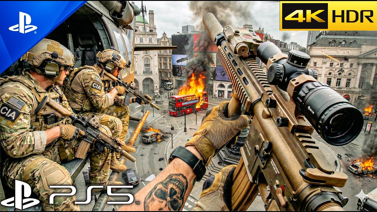 LONDON TERRORIST ATTACK | Immersive Realistic ULTRA GRAPHICS GAMEPLAY 4K 60FPS Call Of Duty MW