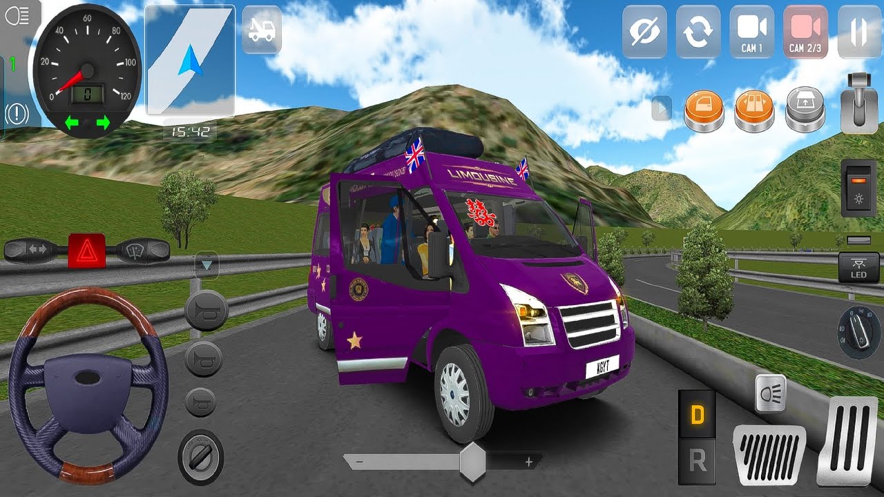 Minibus Simulator Vietnam | Ford Transit Limousine | Passengers Transporting Game