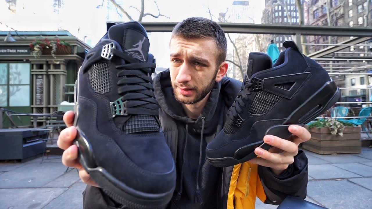 SOLD OUT BLACK CAT AIR JORDAN 4 in NEW YORK!