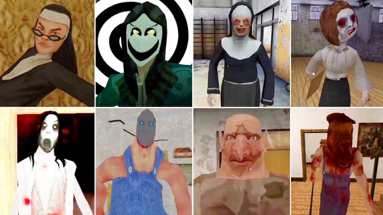 Jumpscare Battle | Evil Nun 2 Vs Smiling X Corp 2 Vs The Nun Vs Dread Teacher And More