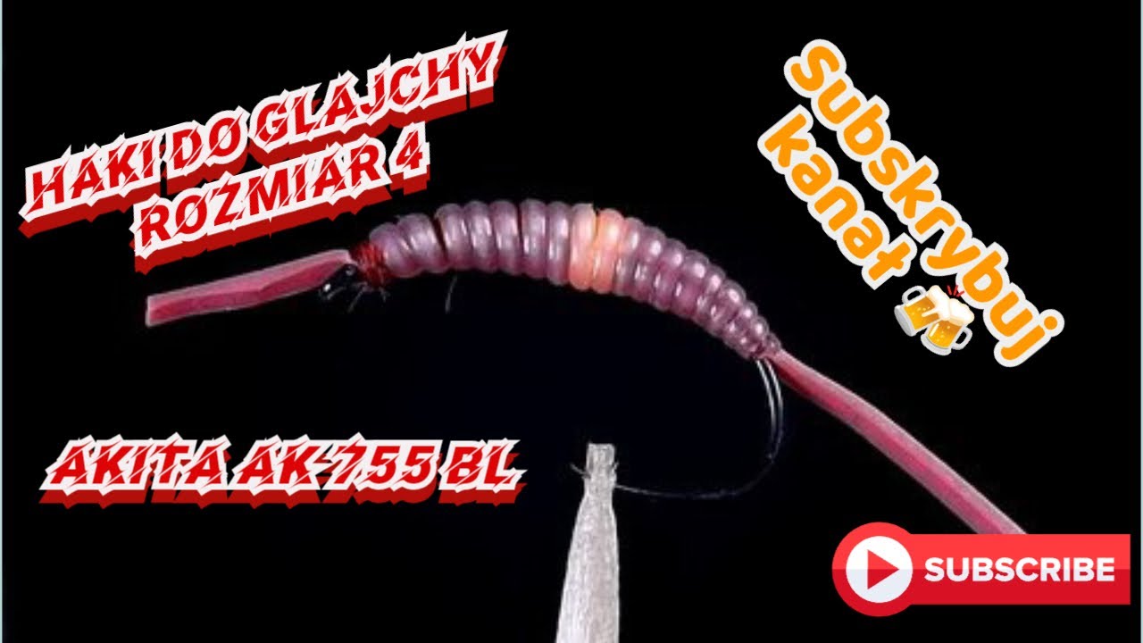 Big fly hooks for bloodworm Haki do glajchy i dużych nimf