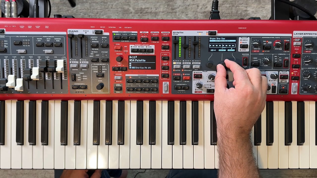 Nord Stage 4 - Arpeggiator Pattern Mode Tutorial