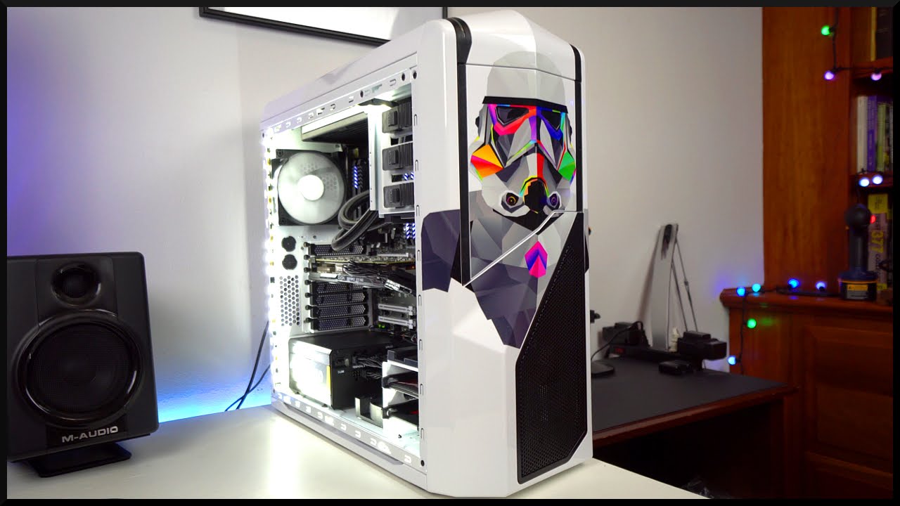 Custom Stormtrooper Editing/Gaming PC Build!