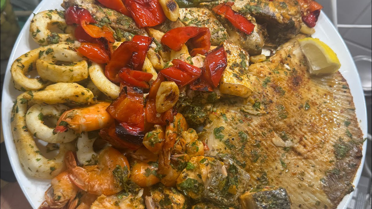 The Ultimate Air-Fried Chermoula Fish Platter