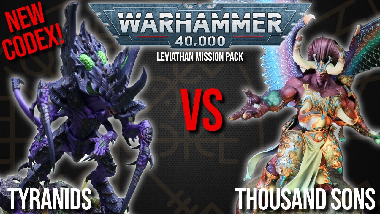 NEW CODEX - Tyranids Vs Thousand Sons - Warhammer 40k 10th Edition Battle Report