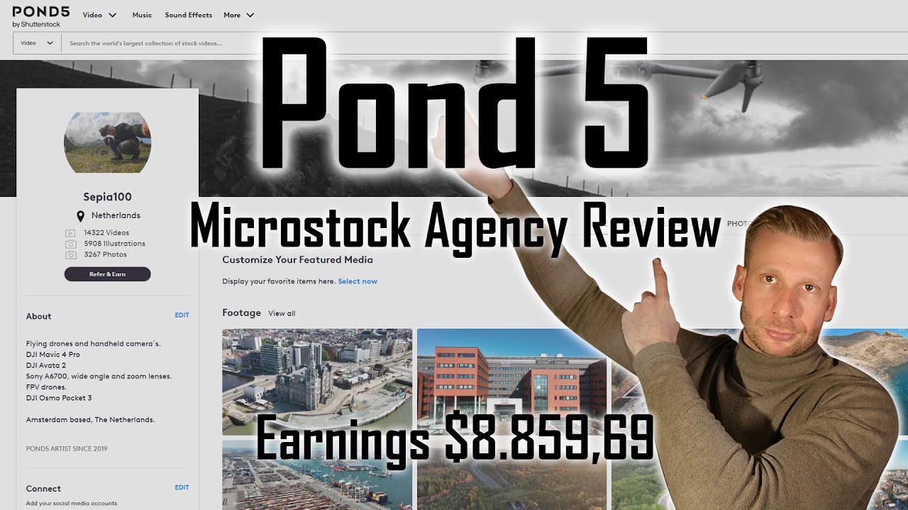 Review of the Microstock agency Pond 5, where I made $8,859.69 in 4 years.