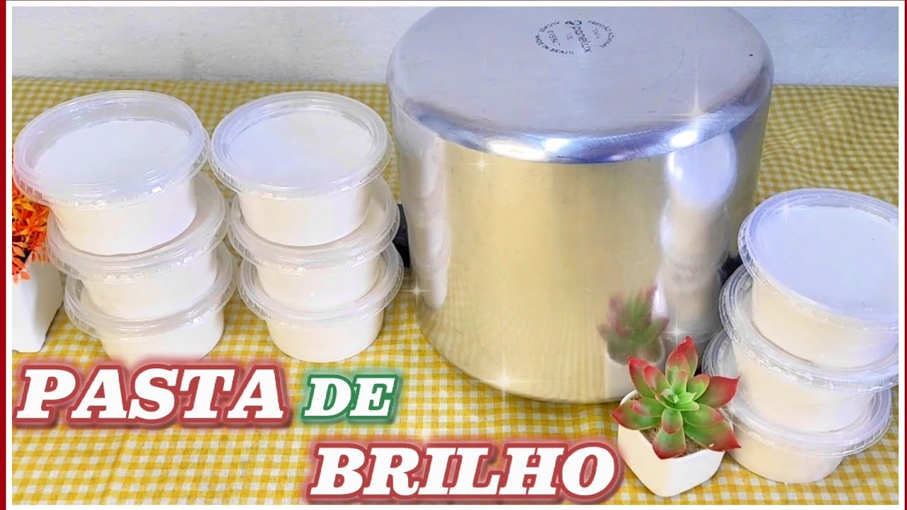 ✨️PASTA DE BRILHO DESENGORDURANTE LIMPA TUDO ✨️ FAÇA E VENDA MUITO
