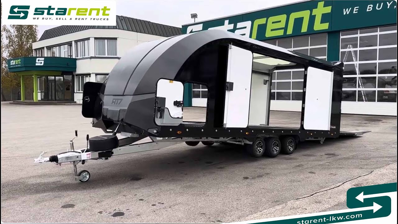 verkauft - Brian James Race Transporter 7, Seilwinde, elektr. Klappe – starent-lkw.com | TR25051
