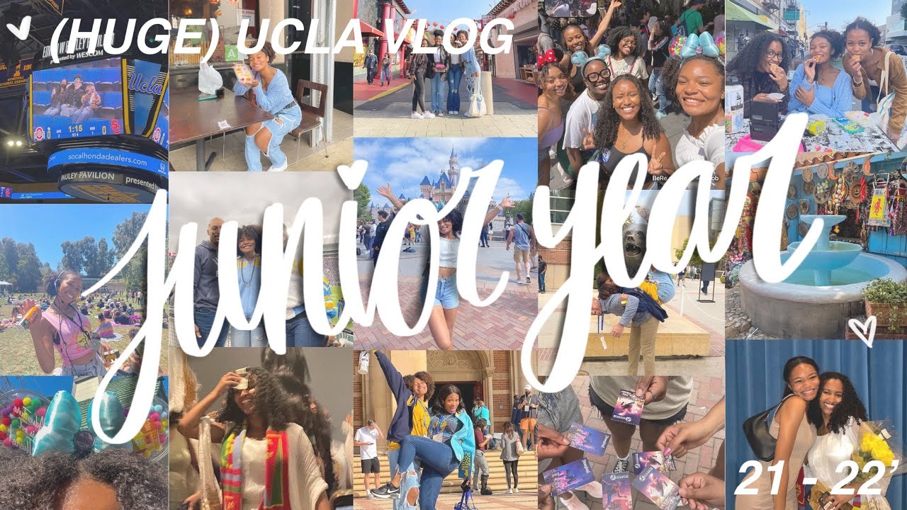 UCLA VLOG 🤍 JUNIOR YEAR RECAP | disneyland, exploring LA, bruin family weekend, sporting events