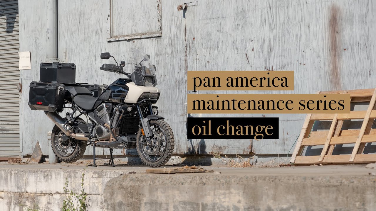 How to change the oil on a Pan America
