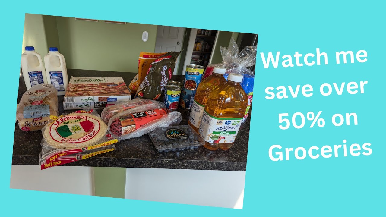 Wow! SAVING over 50% on groceries!