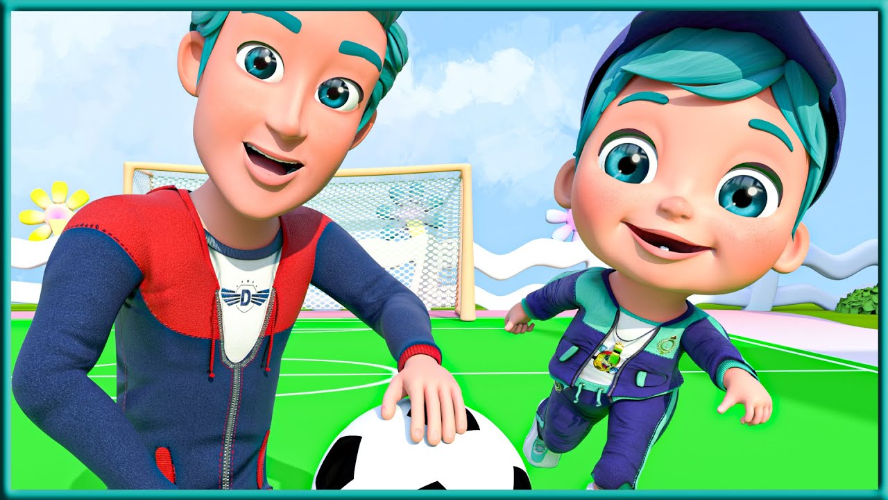 Papa, spiel mit mir! | Kinderreime für Kinder | Tanzlieder |Super Luca Deutsch #kinderlieder