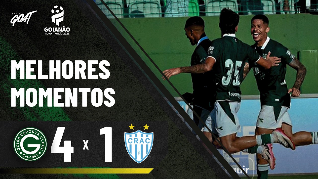 GOI&Aacute;S GOLEIA O CRAC E EST&Aacute; NA SEMIFINAL DO CAMPEONATO GOIANO!
