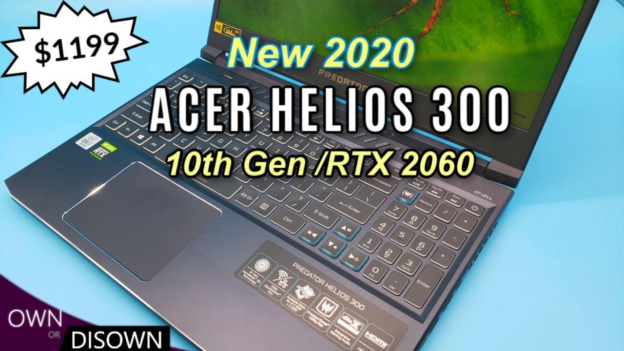 Acer Helios 300 2020 года — i7 10750h/ RTX 2060 — стоит ли покупать?
