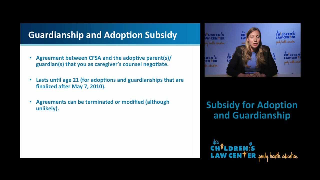 Guardianship and Adoption Subsidy