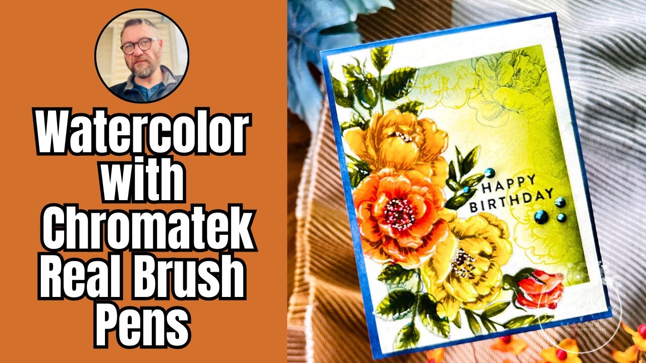 How to Watercolor with Chromatek Real Brush Pens