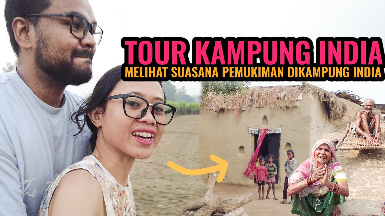 MELIHAT PEMUKIMAN WARGA DI KAMPUNG INDIA ‼️MENGUNJUNGI TANTE, TOUR KAMPUNG LALU BERSEPEDA DI SAWAH