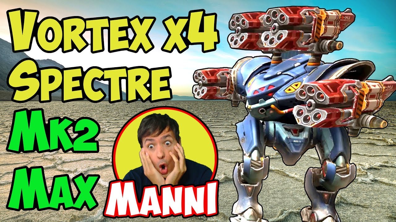 War Robots Mk2 Vortex Spectre Gameplay - ONE HIT KILL ! WR