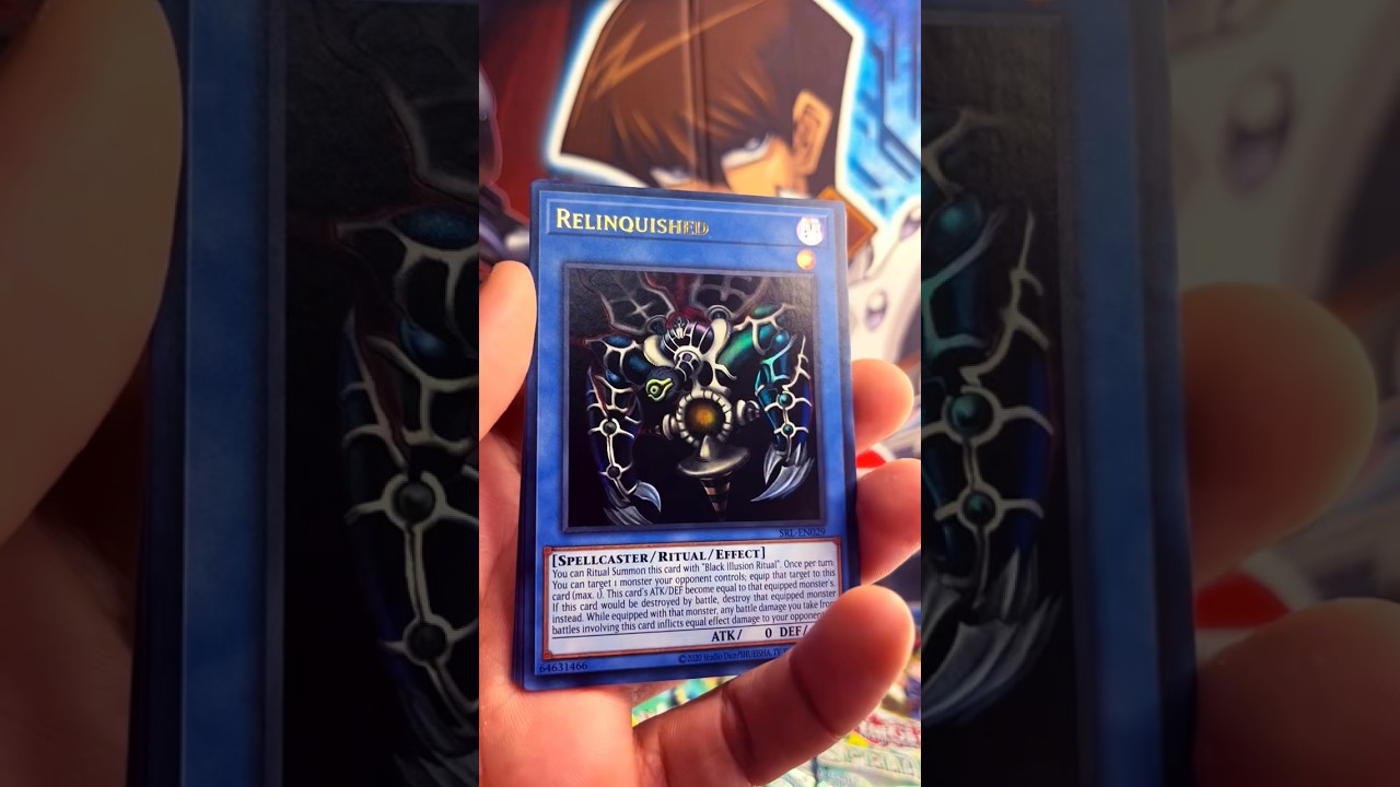 Pulling &ldquo;Relinquished&rdquo; 👀 out of Spell Ruler 25th Anniversary 😍 #relinquished #yugioh #spellruler
