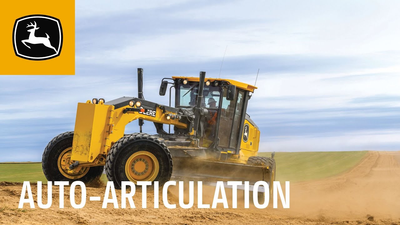 Auto-Articulation Operation on Motor Graders | John Deere Construction