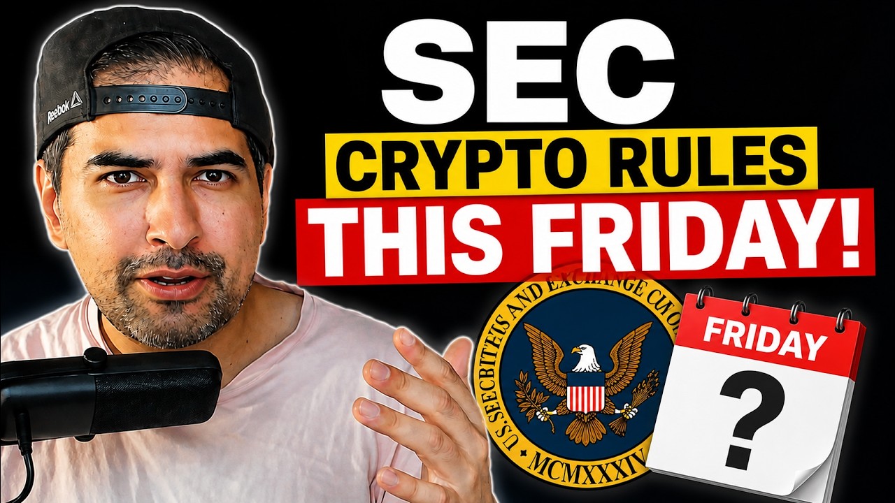 All Eyes on Crypto THIS FRIDAY - SEC to unveil major crypto rules